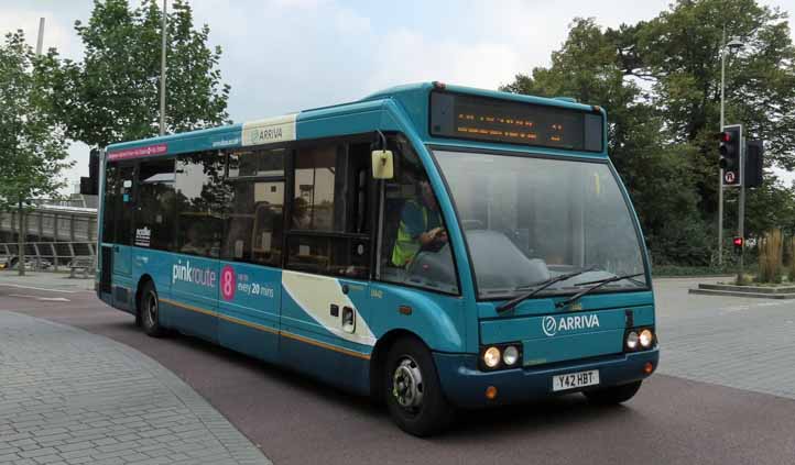 Arriva Shires Optare Solo Pink Route 0442